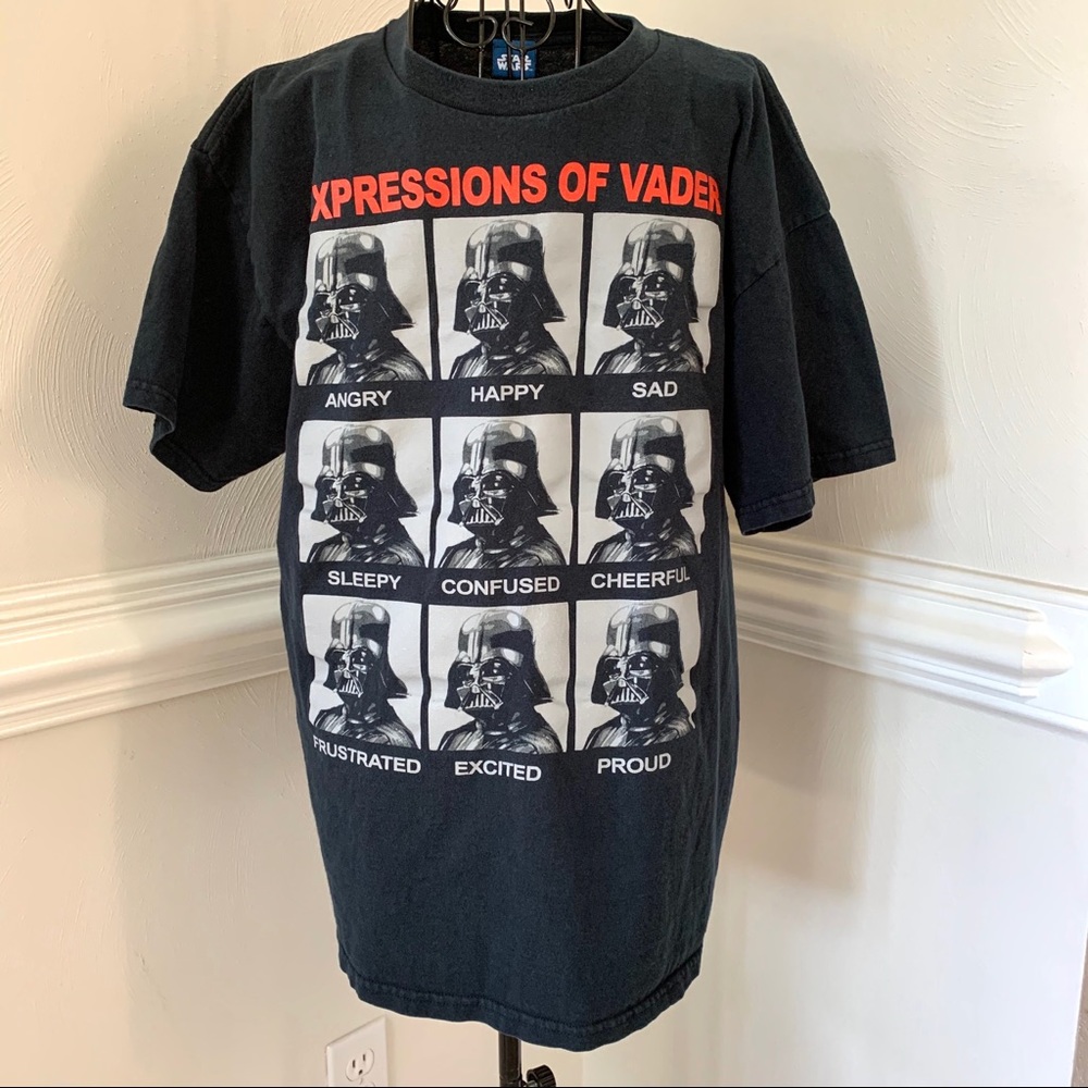Star Wars Expressions Of Vader Graphic Tee Shirt - image 1